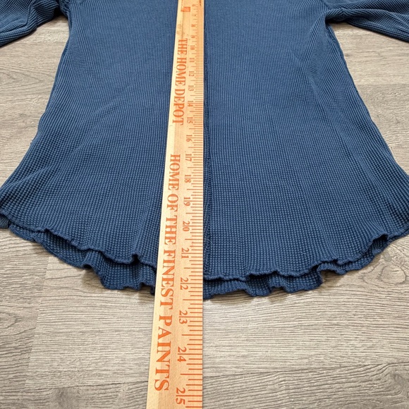 FREE PEOPLE We The Free Easy Does It Long Sleeve Thermal Tee Women’s Large - Picture 7 of 7